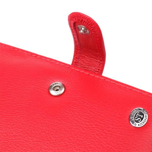 Красива обкладинка на документи для жінок з натуральної шкіри ST Leather 23118 Червоний 23118 фото