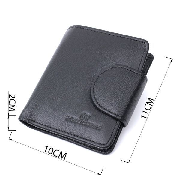 Вертикальний гаманець для жінок із натуральної шкіри ST Leather 22701 Чорний 22701 фото