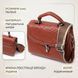 Жіноча шкіряна сумка із защіпкою для міста та щоденного використання Vintage 22417 Коричнева 22417 фото 3