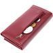 Практичный вертикальный кошелек из натуральной кожи ST Leather 23085 Бордовый 23085 фото 7