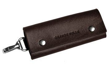 Надежная ключница из натуральной кожи Grande Pelle 11380 Коричневый 11380 фото