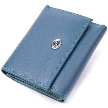 Маленький гаманець для жінок із натуральної шкіри ST Leather 19501 Бірюзовий 19501 фото
