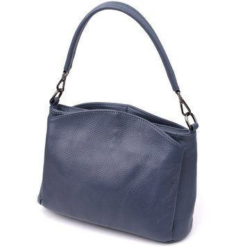 Сумка на плече з натуральної шкіри Vintage 23009 Синій 23009 фото