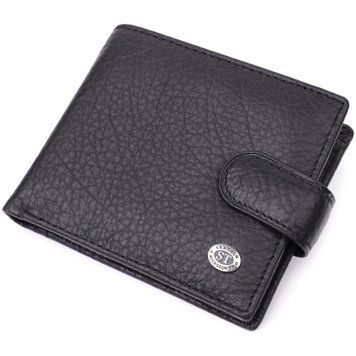 Чоловічий гаманець зручного розміру ST Leather 22471 Чорний 22471 фото