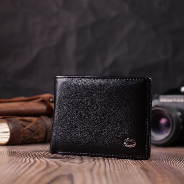 Кошелек-зажим из натуральной кожи ST Leather 22476 Черный 22476 фото