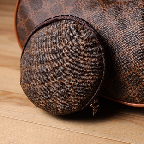 Женская сумка в форме полумесяца из экокожи Vintage sale_15145 Коричневый sale_15145 фото