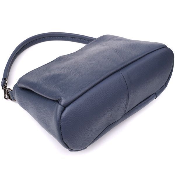 Сумка на плече з натуральної шкіри Vintage 23009 Синій 23009 фото