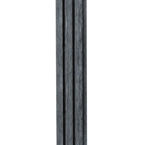 Рейка декоративная PS 2900х120х12мм Темный графит SW-00002128 SW-00002128 фото