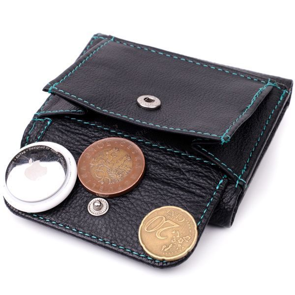 Женский небольшой кошелек из натуральной кожи ST Leather 19504 Черный 19504 фото