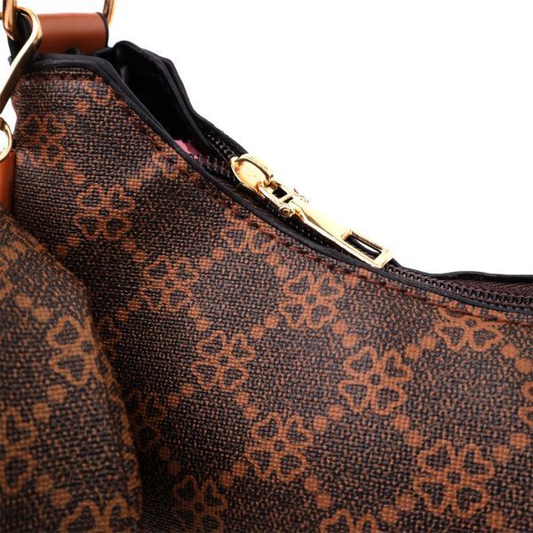 Женская сумка в форме полумесяца из экокожи Vintage sale_15145 Коричневый sale_15145 фото