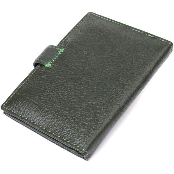 Оригинальная обложка на документы унисекс из натуральной кожи ST Leather 23119 Зеленый 23119 фото