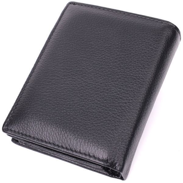 Гаманець вертикального формату з натуральної шкіри ST Leather 22474 Чорний 22474 фото