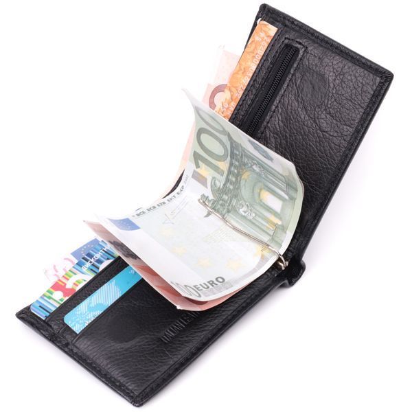 Кошелек-зажим из натуральной кожи ST Leather 22476 Черный 22476 фото