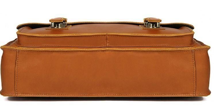 Кожаный портфель матовый Vintage 14937 Рыжий 14937 фото