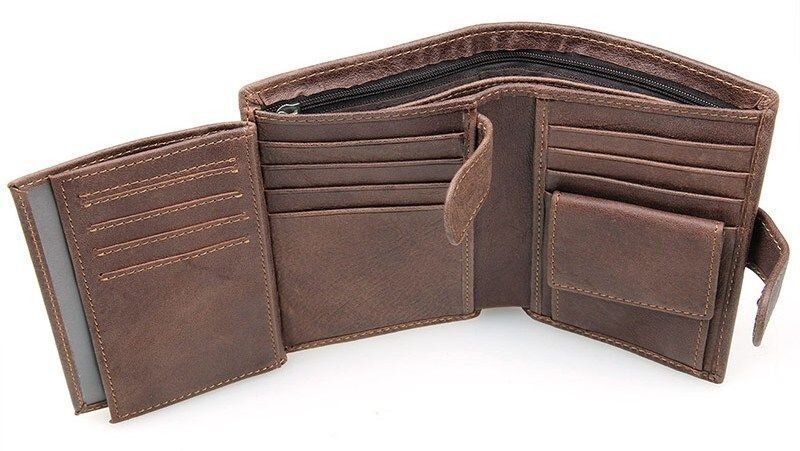 Портмоне чоловіче Vintage 14404 Коричнева 14404 фото