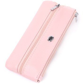 Стильная ключница нежного цвета из натуральной кожи ST Leather 22510 Розовый 22510 фото
