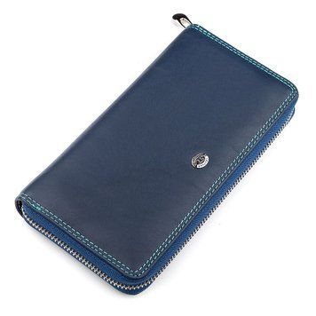 Кошелек женский ST Leather 18375 (SB71) на молнии Синий 18375 фото