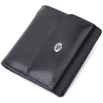 Оригінальне жіноче портмоне з натуральної шкіри ST Leather 22724 Чорний 22724 фото
