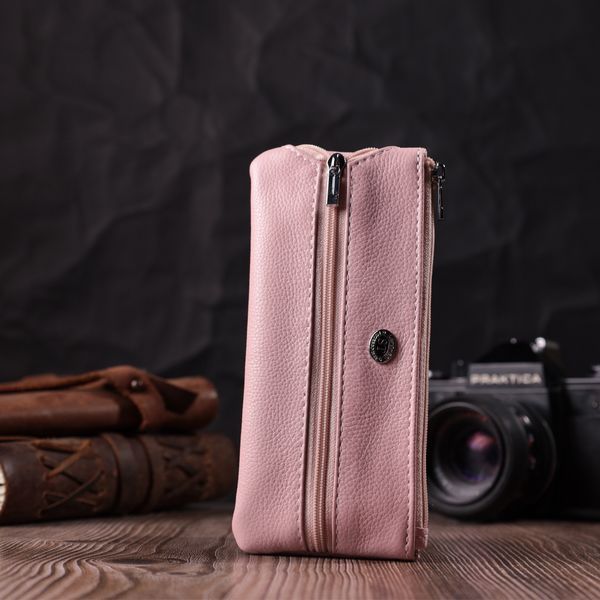 Стильна ключниця ніжного кольору із натуральної шкіри ST Leather 22510 Рожевий 22510 фото