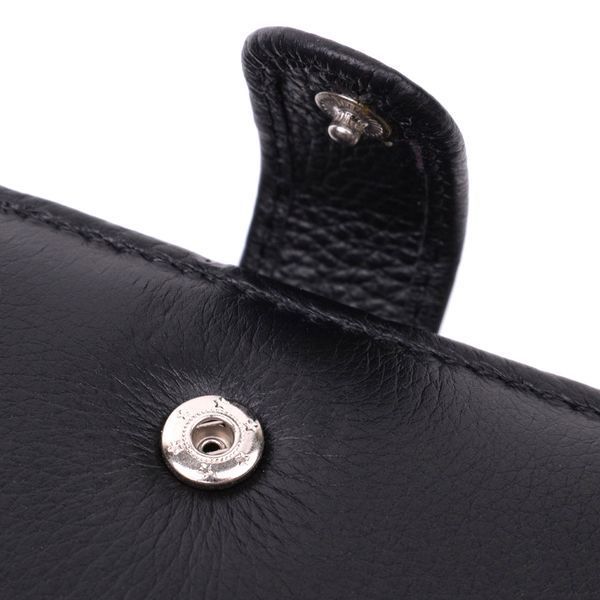 Солидный мужской бумажник вертикального формата из натуральной кожи ST Leather 22462 Черный 22462 фото