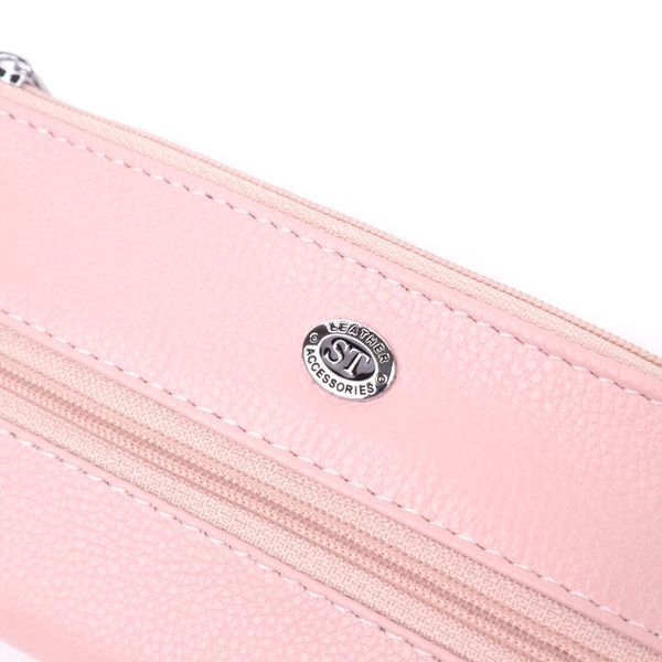 Стильна ключниця ніжного кольору із натуральної шкіри ST Leather 22510 Рожевий 22510 фото