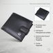 Чоловічий шкіряний купюрник для карток купюр та монет ST Leather 18308 Чорний 18308 фото 4