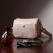 Компактна сумка крос-боді для жінок з натуральної шкіри на кожен день Vintage 22591 Біла 22591 фото 11