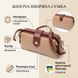 Жіночий шкіряний клатч із защіпкою для карток купюр та телефона Vintage 22423 Бежевий 22423 фото 3