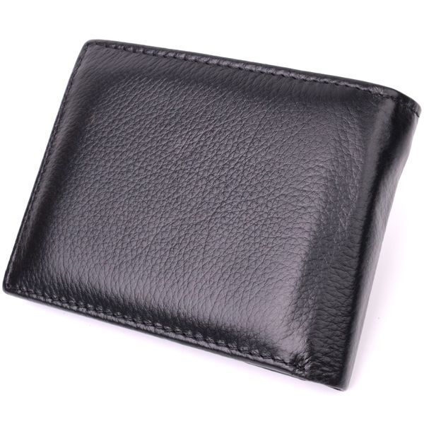 Зручне чоловіче портмоне з натуральної шкіри ST Leather 22482 Чорний 22482 фото