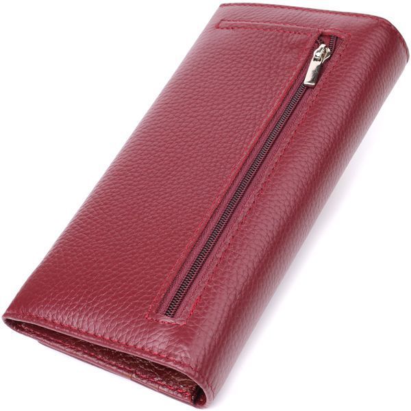 Практичний гаманець для жінок із натуральної шкіри ST Leather 23098 Бордовий 23098 фото