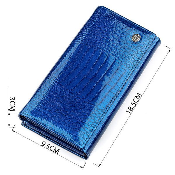 Гаманець жіночий ST Leather 18394 (S3001A) місткий Синій 18394 фото