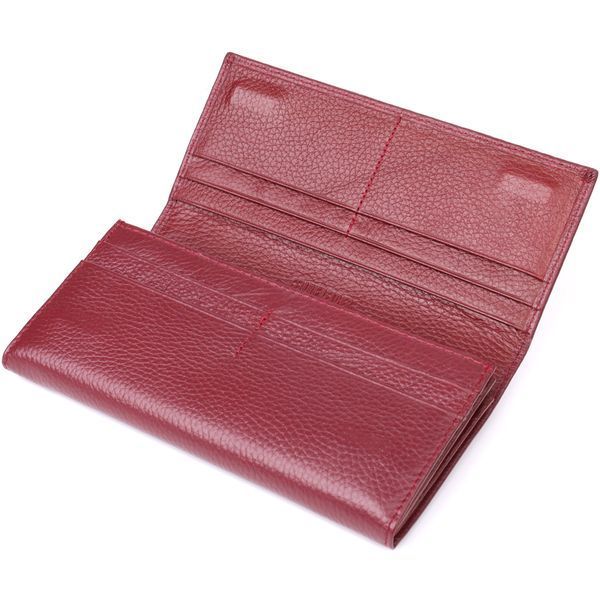 Практичний гаманець для жінок із натуральної шкіри ST Leather 23098 Бордовий 23098 фото