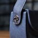 Каркасная женская сумка из качественного текстиля Vintage sale_15147 Синий sale_15147 фото 9