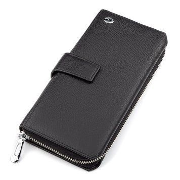 Мужской кошелек ST Leather 18453 (ST128) стильный Черный 18453 фото