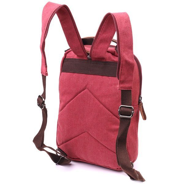 Оригинальный рюкзак из текстиля 21256 Vintage Малиновый 21256 фото