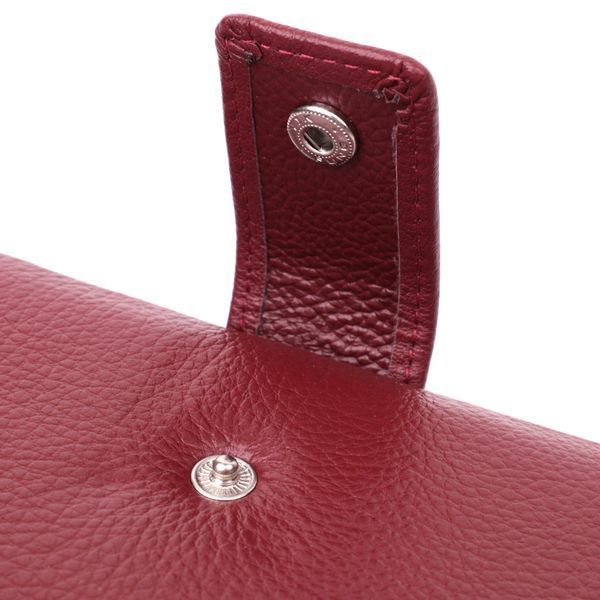 Вертикальний жіночий гаманець-клатч із натуральної шкіри ST Leather 22535 Бордовий 22535 фото