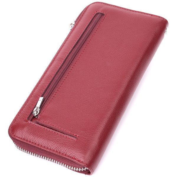 Кошелек-клатч для женщин на одно отделение из натуральной кожи ST Leather 22560 Бордовый 22560 фото