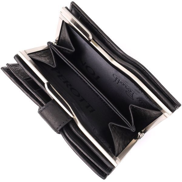 Женский вертикальный кошелек из натуральной кожи Tony Perotti 20842_1 (2656 nero) Черный 20842_1 фото
