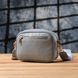 Сумка жіноча на кожен день з натуральної шкіри Vintage 22902 Сіро-блакитний 22902 фото 11