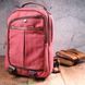 Оригинальный рюкзак из текстиля 21256 Vintage Малиновый 21256 фото 9