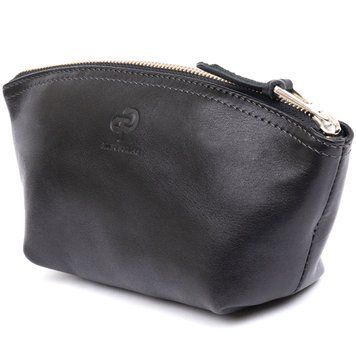 Жіноча косметичка зі шкіри Amelin GRANDE PELLE 11302 Чорна 11302 фото