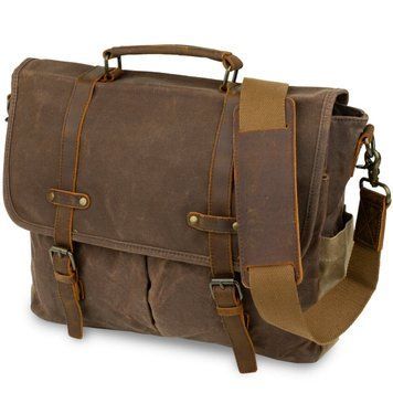 Сумка-портфель на плечо Vintage 20116 Коричневая 20116 фото