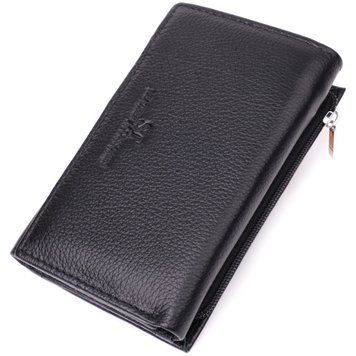 Кожаный женский кошелек в три сложения ST Leather 22488 Черный 22488 фото