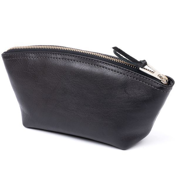 Жіноча косметичка зі шкіри Amelin GRANDE PELLE 11302 Чорна 11302 фото