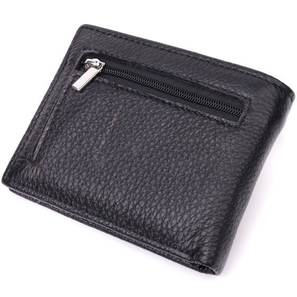 Якісний затиск із натуральної шкіри ST Leather 22472 Чорний 22472 фото