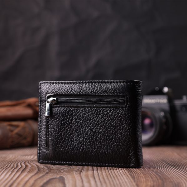 Якісний затиск із натуральної шкіри ST Leather 22472 Чорний 22472 фото