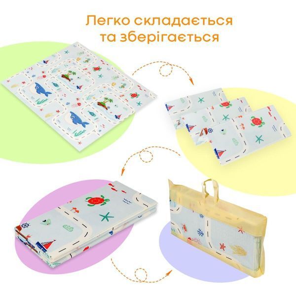 Дитячий складний термокилимок 177см х 195см х 7мм SW-00003036 SW-00003036 фото