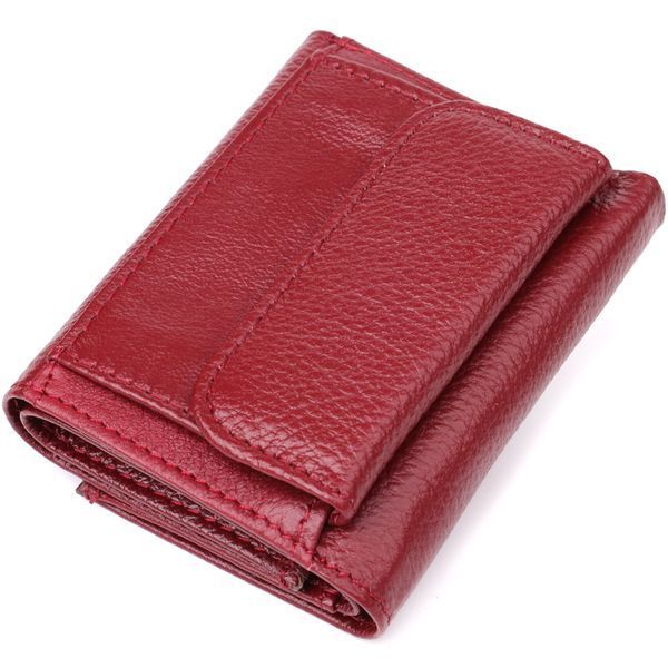 Мініатюрний жіночий гаманець із натуральної шкіри ST Leather 23082 Бордовий 23082 фото