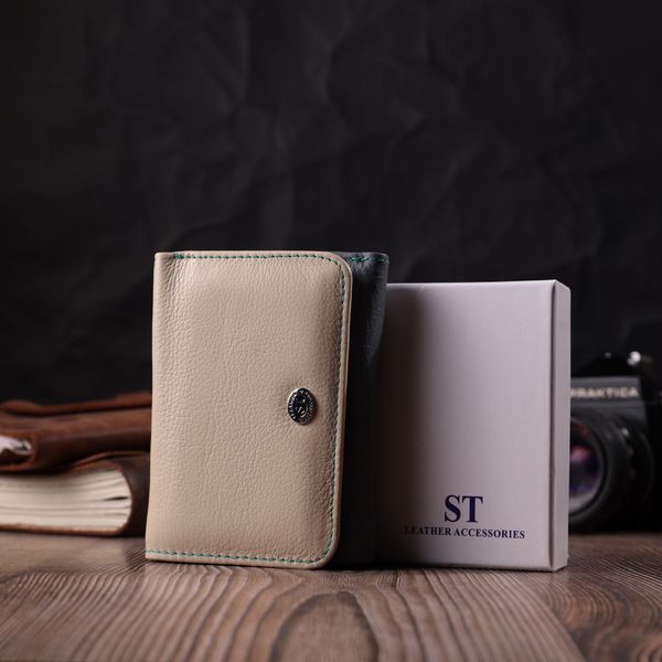 Стильный кошелек для девушек из натуральной кожи ST Leather 22495 Разноцветный 22495 фото