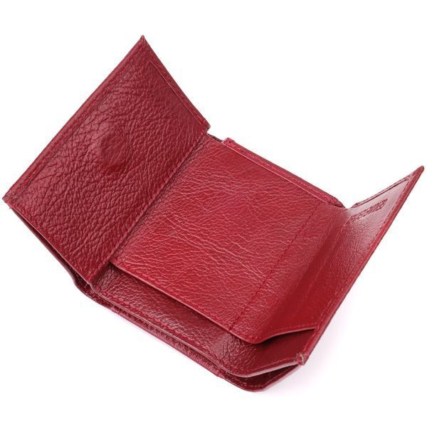 Мініатюрний жіночий гаманець із натуральної шкіри ST Leather 23082 Бордовий 23082 фото